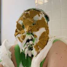 BatmanBeginsRules: Glopped and Slopped w/ Green Slime and Pies