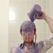 Relehh: Purple Gunging in a White Shirt
