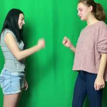 Top Messy Girls: Rock Paper Scissors for Pies