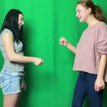 Top Messy Girls: Rock Paper Scissors for Pies