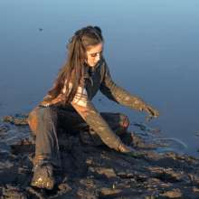 RSSRuinStreetStyle: Blaire Trains in Smelly and Stinky Mud with Shiny PVC Adidas Tracksuit