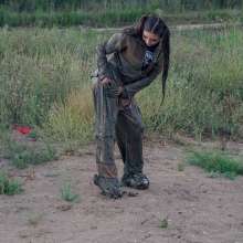RSSRuinStreetStyle: Blaire Trains in Smelly and Stinky Mud with Shiny PVC Adidas Tracksuit