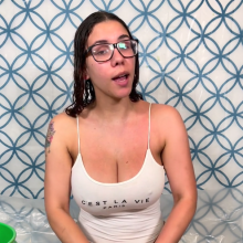 Slimed Models: New Video: Nia Gets Fish Slimed