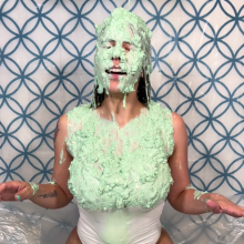 Slimed Models: New Video: Nia Gets Fish Slimed