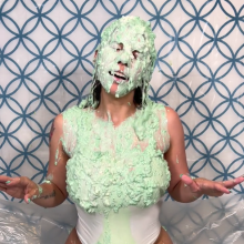 Slimed Models: New Video: Nia Gets Fish Slimed