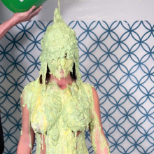 Slimed Models: Victoria Breaks Our Record for the Longest Slimed Models Slime!