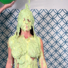 Slimed Models: Victoria Breaks Our Record for the Longest Slimed Models Slime!