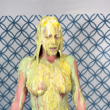 Slimed Models: Victoria Breaks Our Record for the Longest Slimed Models Slime!