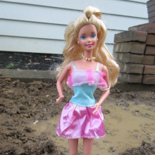 JohnnyTheMudFan: Wet and Muddy Barbie