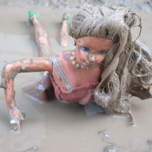 JohnnyTheMudFan: Wet and Muddy Barbie