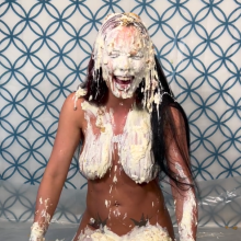 Slimed Models: Victoria Nasty Pied and Slimed