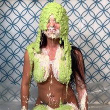 Slimed Models: Victoria Nasty Pied and Slimed