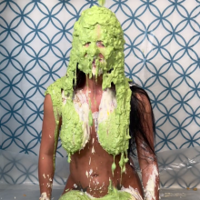 Slimed Models: Victoria Nasty Pied and Slimed