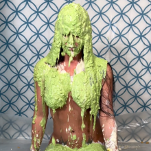 Slimed Models: Victoria Nasty Pied and Slimed