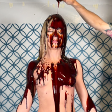 Slimed Models: Erin Tar and Feathered and Slopped Butt Naked by Her Ex-Boyfriend!