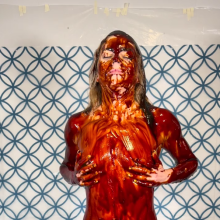 Slimed Models: Erin Tar and Feathered and Slopped Butt Naked by Her Ex-Boyfriend!