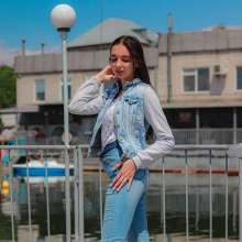 Wet Live Team: She's All Wet in a Denim Jacket and Jeans and a T-shirt!