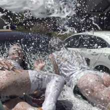 Jayce: Soapy Car Wash+Rinse!(public+pov!) Uniforms to Bikinis-Make out W/Mel!