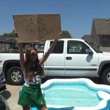 Jayce: Soapy Car Wash+Rinse!(public+pov!) Uniforms to Bikinis-Make out W/Mel!