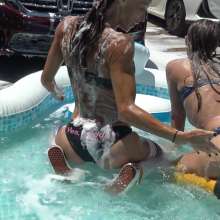 Jayce: Soapy Car Wash+Rinse!(public+pov!) Uniforms to Bikinis-Make out W/Mel!