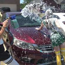 Jayce: Soapy Car Wash+Rinse!(public+pov!) Uniforms to Bikinis-Make out W/Mel!