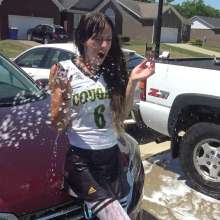 Jayce: Soapy Car Wash+Rinse!(public+pov!) Uniforms to Bikinis-Make out W/Mel!