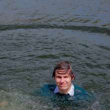 Wet Live Team: This Curvy Guy Looked Great in Wet Clothes!  Wetlook Street