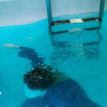 Wet Live Team: Underwater Jeans and Natalia's Grace in the Pool!  Wetlook