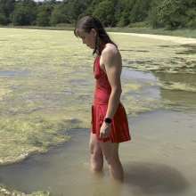 Wamgirlx: Wetlook Red--A Beautiful Red Dress That 'floats' on Water