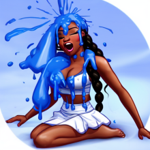 wammypinupart: more slime!  more colors!  (pinup cartoons)