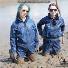 DungeonMasterOne: Honeysuckle and Lady Jennifer, in the mud, in rainwear!