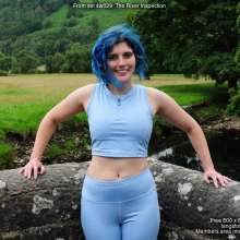 DungeonMasterOne: Maude and new girl Charity inspect the river in sportswear!