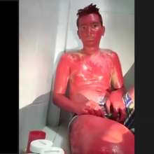 MessyGuys: Alan Covers Himself in Paint Wearing Clothes