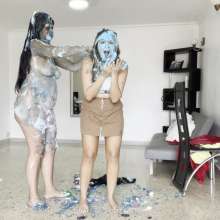 RevSlymsford: Amanda's Messy Pies and Gunge Revenge On Francesca