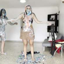 RevSlymsford: Amanda's Messy Pies and Gunge Revenge On Francesca