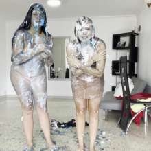 RevSlymsford: Amanda's Messy Pies and Gunge Revenge On Francesca