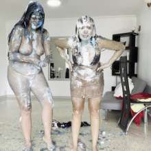 RevSlymsford: Amanda's Messy Pies and Gunge Revenge On Francesca