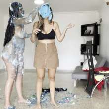 RevSlymsford: Amanda's Messy Pies and Gunge Revenge On Francesca