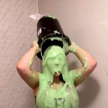 TheGungeZone: Amber's Messy Green Gunging