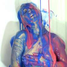 CandyCustard: Aston Latex and Thighboots Gunging