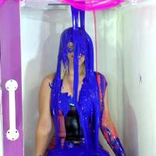 CandyCustard: Aston Latex and Thighboots Gunging