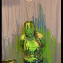 Chloe of PieroProductions: Chloe G Is... Sprayed, Gunged, and Slimed