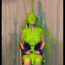 Chloe of PieroProductions: Chloe G Is... Sprayed, Gunged, and Slimed