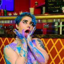 messyhot: Creamy Dreams--messy at a Real Ice Cream Shop
