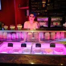 messyhot: Creamy Dreams--messy at a Real Ice Cream Shop
