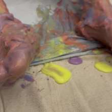 Wamgirlx: Glow in The Dark UV Gunging  Legs and Feet