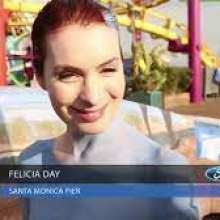 DrVenkman: Felicia Day Body Paint for Car Ad from 2014