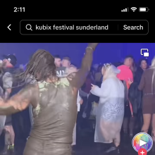 Jkphlyers: Kubix music fest--muddy dancing woman