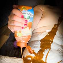 MissNoire - EffToy: Sissy Fluff Masturbation and Caramel Covered Cock