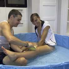 Wamgirlx: Indoor Water Pool Wetlook Ends with Crazy Sex